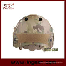 Sécurité militaire Camouflage casque tactique marine Pj casque avec visière
